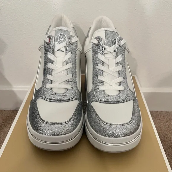 Michael Kors Womens Emmy Wedge Trainer - Picture 4 of 9